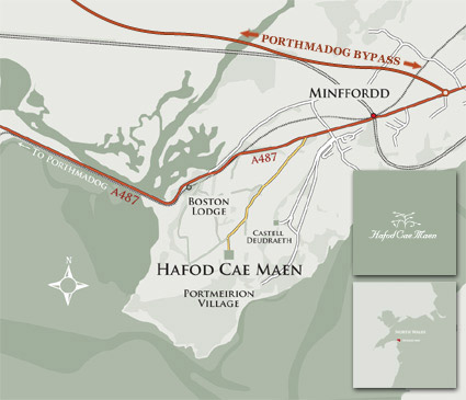 Hafod Cae Maen Map